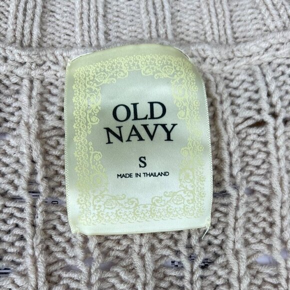 Old Navy Womens Cardigan Size S Chunky Cable Knit Layering Cozy Comfy Minimalist - Picture 6 of 7